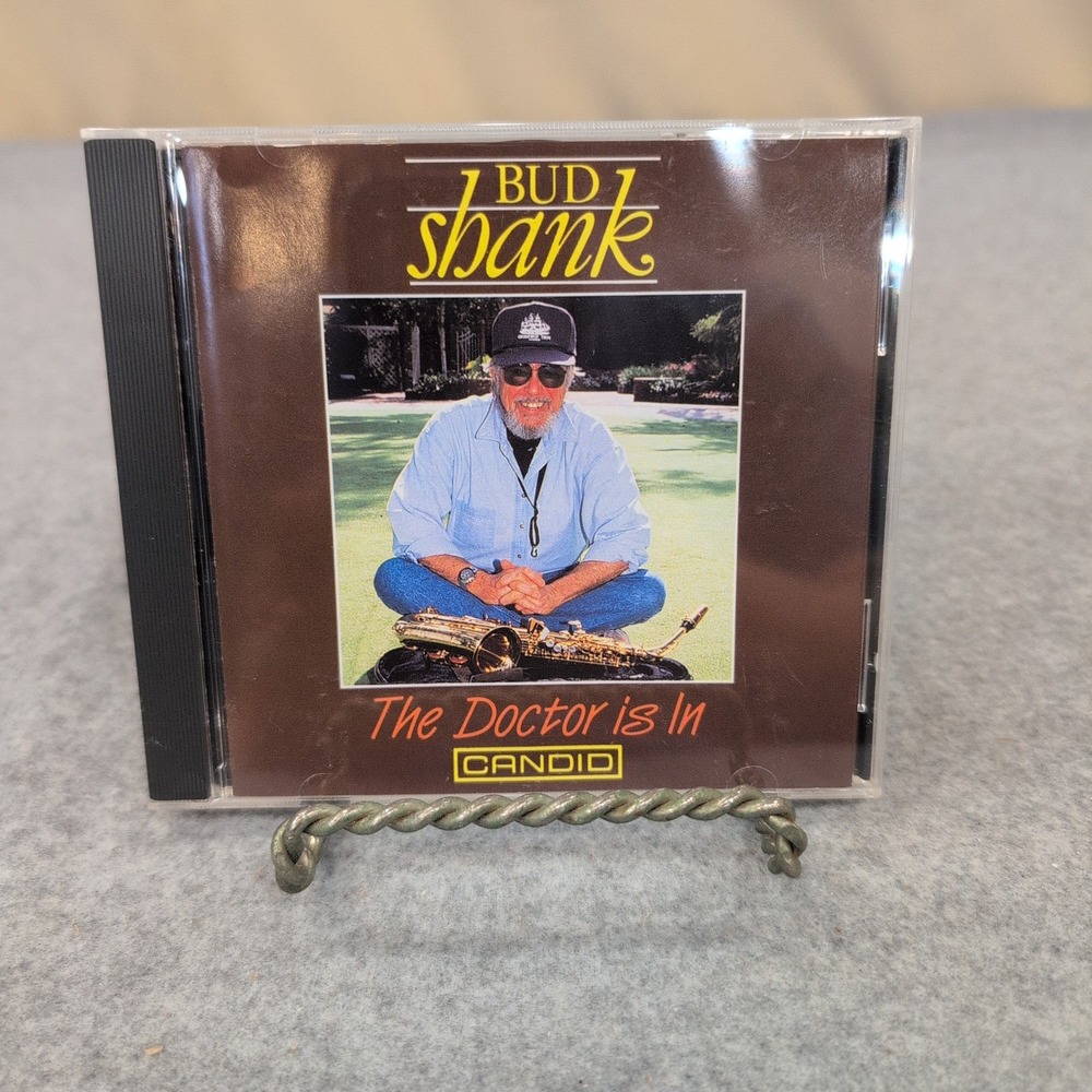 Bud Shank The Doctor Is In CD Jazz Candid Records CCD79520 Alto Saxophone Mike - Picture 1 of 2
